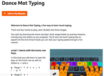 Dance Mat Typing 